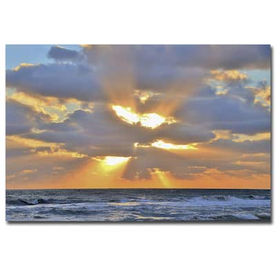 Sunrise Drama by Jack Reed Gallery Wrapped Canvas Giclee Art (24 in x 36 in)