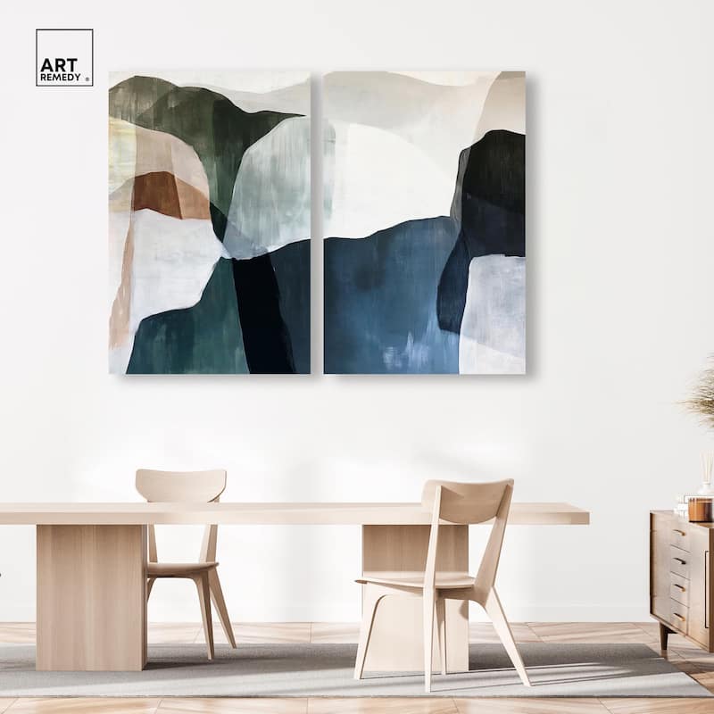 Deliberately Lucky Canvas Set of 2 by Art Remedy, Gallery Wrapped
