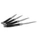 preview thumbnail 2 of 0, French Home Set of 4 Laguiole Black Steak Knives