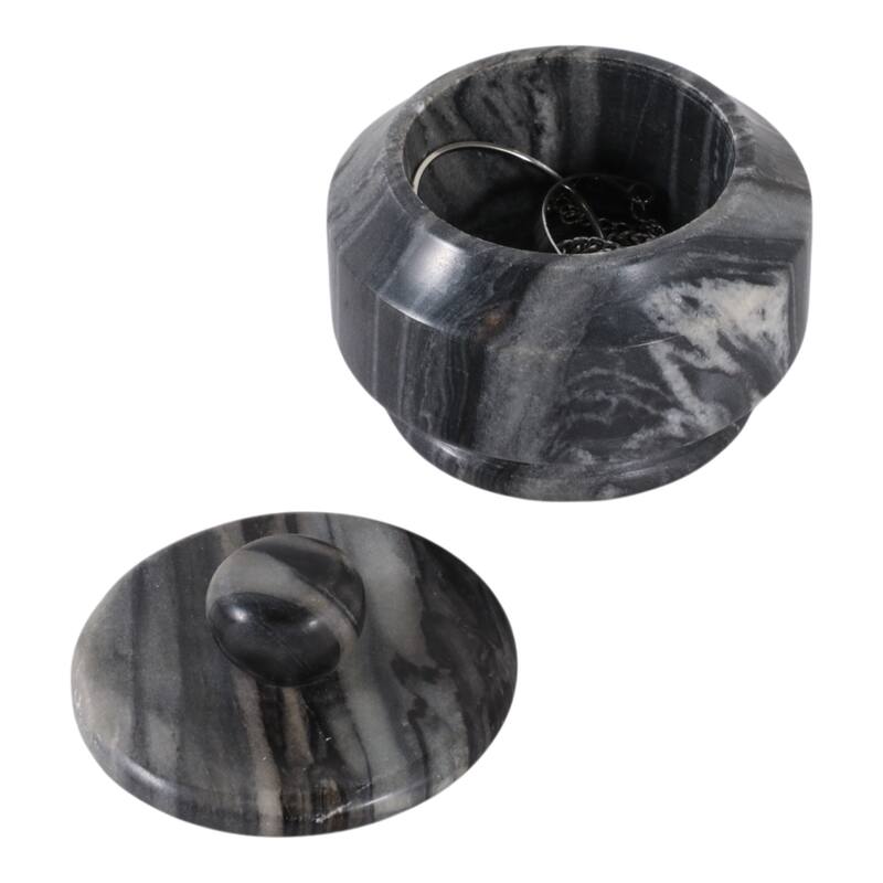 Stone Marble Decorative Jar Carved Tall Versatile Accent Display