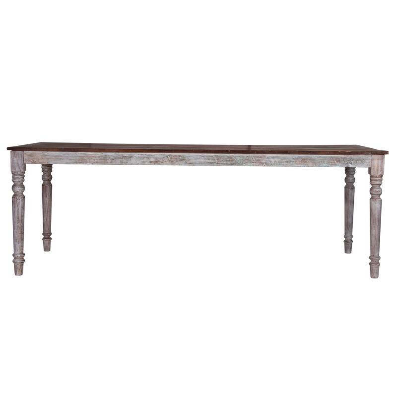 Maadze Vega Solid Wood 90 inch long Dining Table