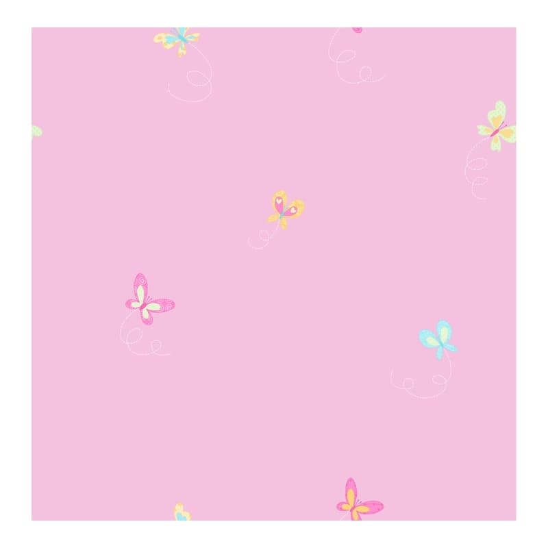 Fine Decor Josephina Pink Ditsy Butterfly Wallpaper - 20.5 x 396 x 0.025