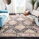 preview thumbnail 19 of 18, SAFAVIEH Madison Medine Boho Diamond Distressed Rug - Blue/Yellow - 5' 3" x 7' 6"