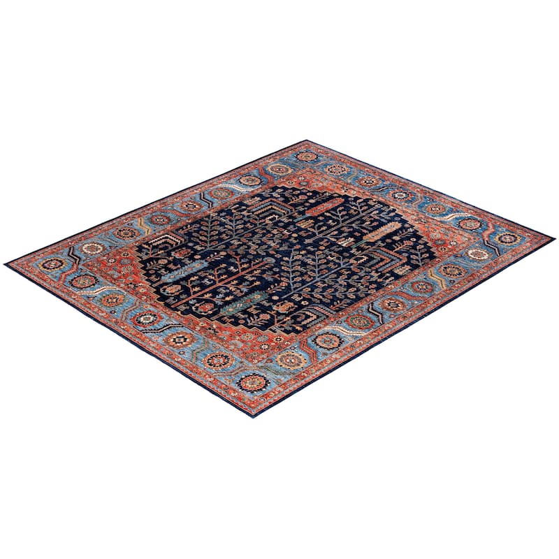 Serapi One-of-a-Kind Hand-Knotted Area Rug - Blue - 8' 3" x 9' 10"
