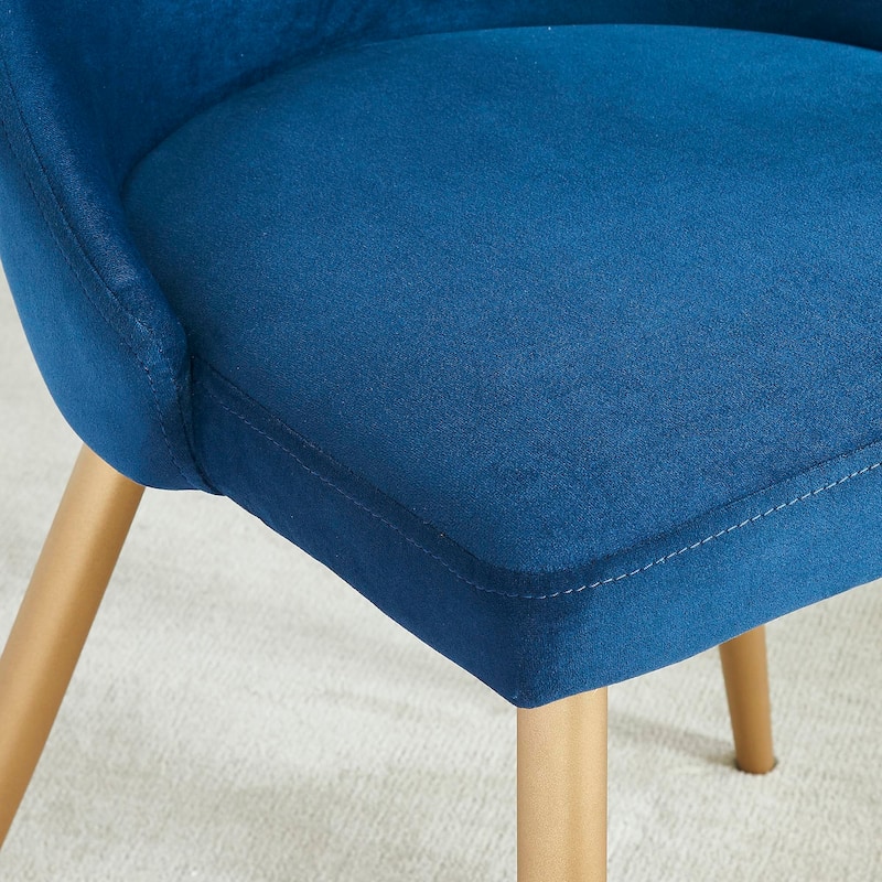 Carmilla Side Velvet Upholstered Chair (Set of 2)