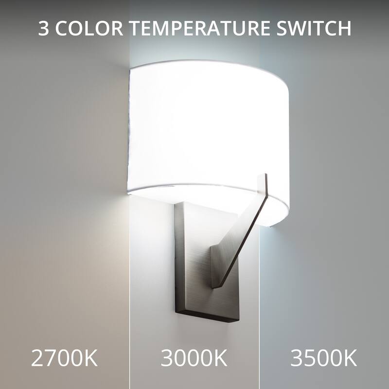 Fitzgerald Fabric Wall Sconce 3-CCT 2700K-3000K-3500K