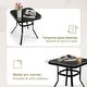 preview thumbnail 5 of 4, Solaura 3-piece Outdoor Patio Rocking Chairs Conversation Bistro Set