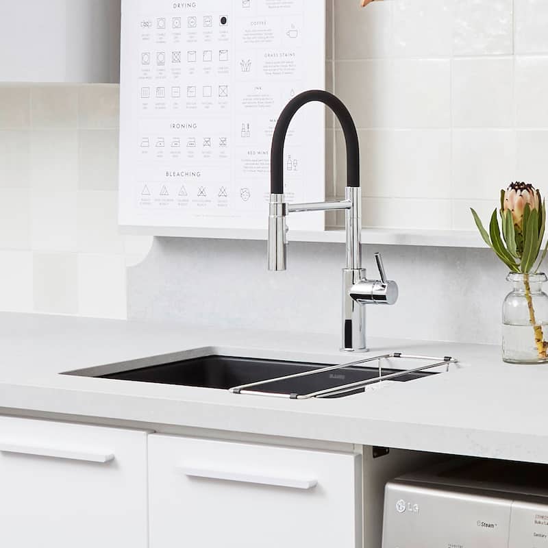 Blanco 402447 Catris 1.5 GPM Single Hole Pre-Rinse Pull Down Kitchen - PVD Steel