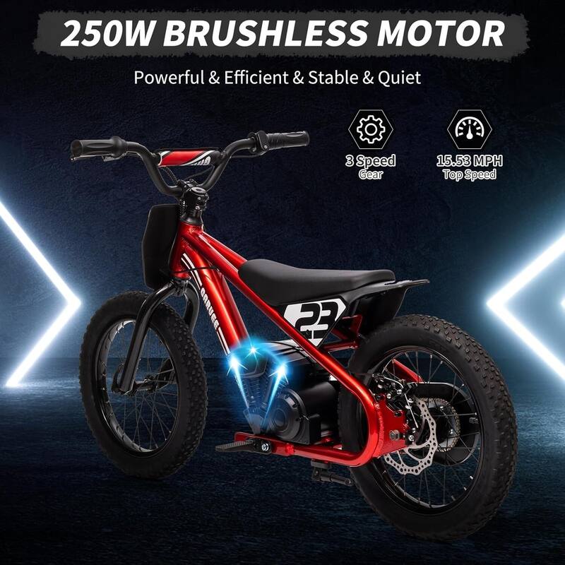Kids Electric Dirt Bike, Electric Balance Bike for Kids Ages 6-12 Best Gift