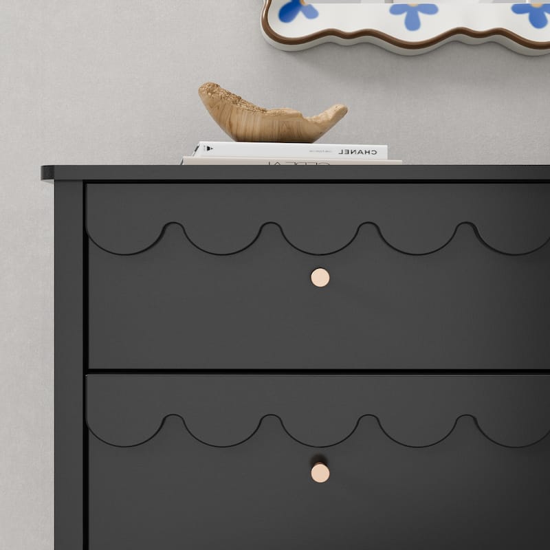 Princess Storage Set 9-Drawer Lace Dresser with Nightstand