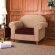 preview thumbnail 16 of 46, Subrtex PU Leather Sofa Cover Loveseat/2-Seater - Wine