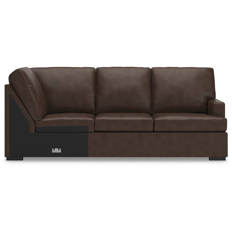 Signature Design by Ashley Modern Day Dark Brown 3-Piece Sectional with Chaise
