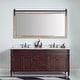 preview thumbnail 7 of 5, Cortes 72" Bathroom Vanity Barndoor Wall Mirror in Logs