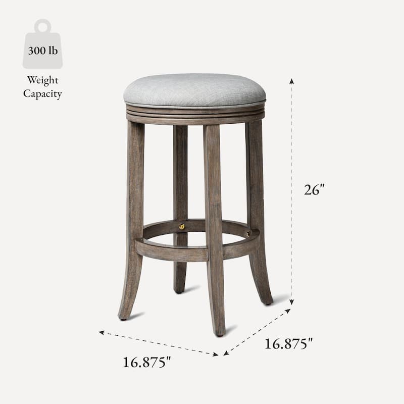 Maven Lane 26" Eva Swivel Counter Height Kitchen Stool - N/A