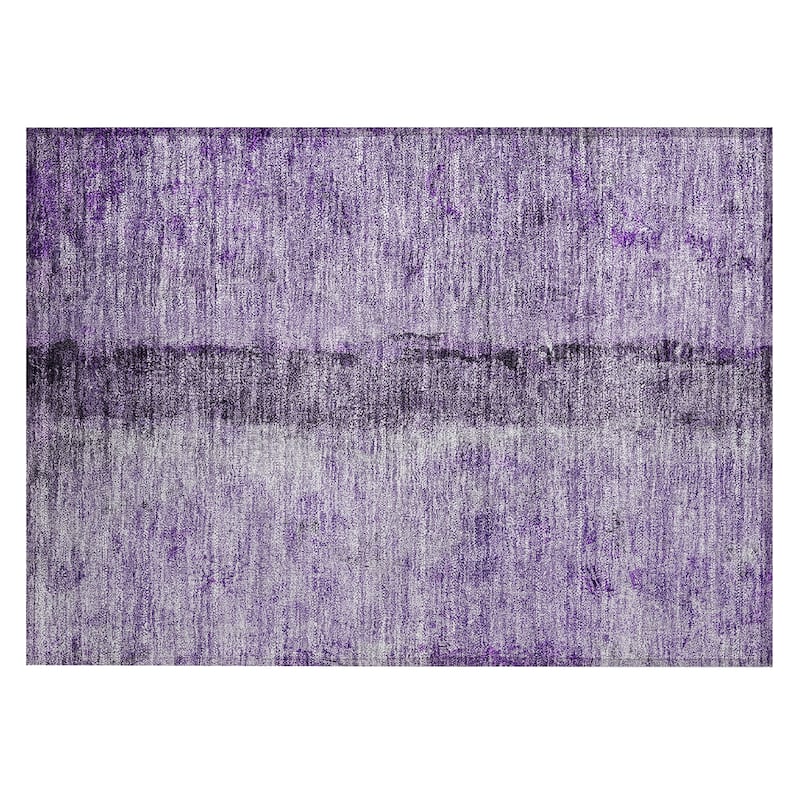 Machine Washable Indoor/ Outdoor Chantille Modern Contemporary Rug