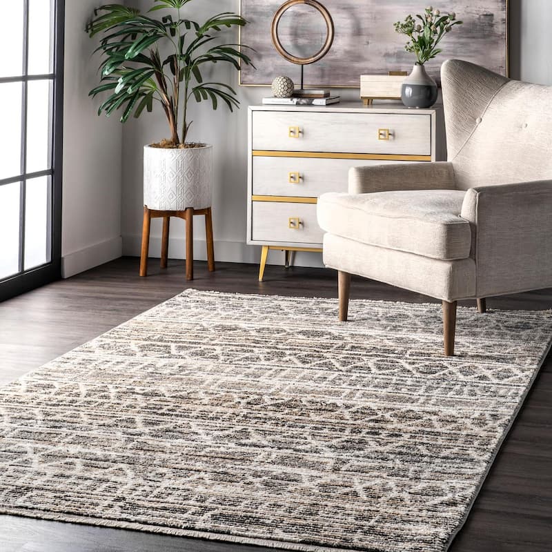 Nuloom Bedford Banded Tribal Area Rug