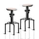 preview thumbnail 3 of 5, Furniture of America Cess Contemporary Black Metal Barstools (Set of 2)