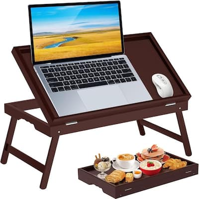 Bed Tray Table with Folding Legs