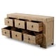 preview thumbnail 4 of 11, Artissance Capri 68" Weathered Natural Pine Chest of Drawers (35" H x 18" D)