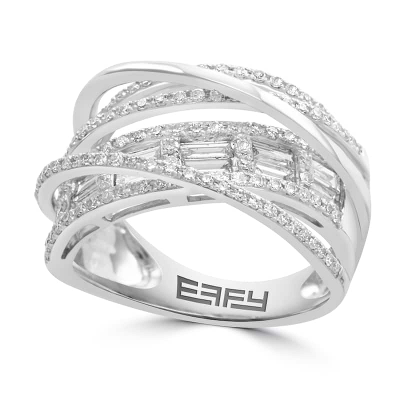 Effy Women's 14K White Gold Diamond Ring