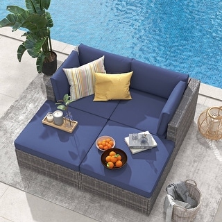 Coral coast lakeside hinged outdoor hot sale deep seating cushion
