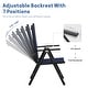 preview thumbnail 13 of 46, Outdoor 5/7-Piece Patio Dining Set, 7-positon Reclining Folding Sling Chair & E-Coating Metal Steel Table