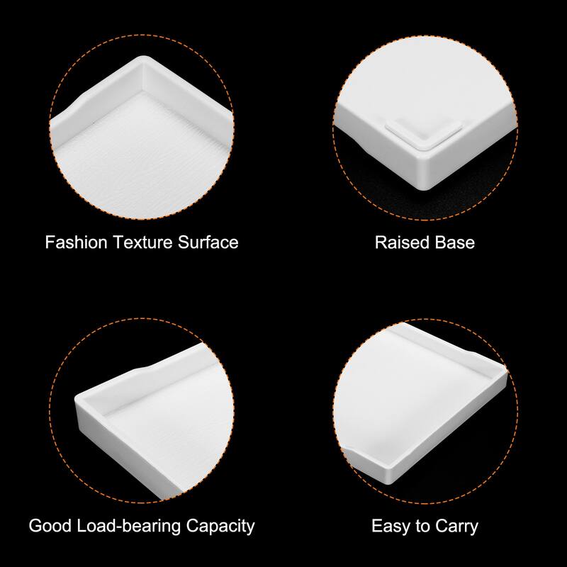Fast Food Tray, Plastic Multi-Purpose Serving Tray