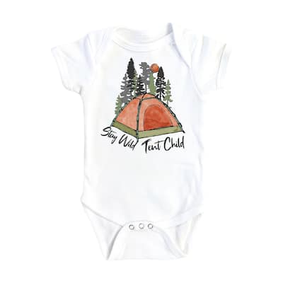 Wild Tent Child - Baby Boy Girl Clothes Infant Bodysuit Funny Cute Newborn