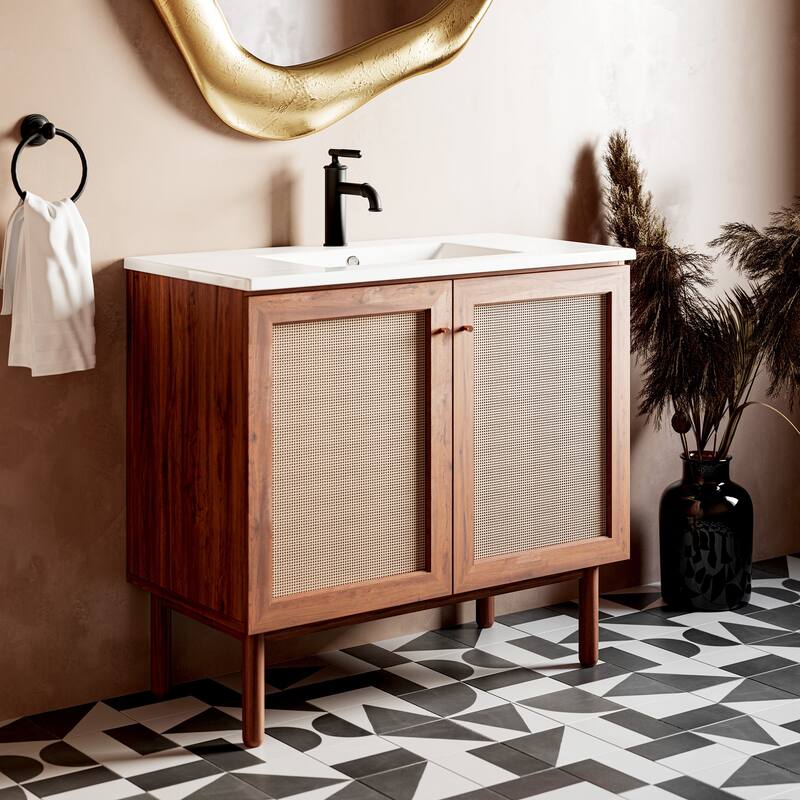 Classe Bathroom Vanity in Oak
