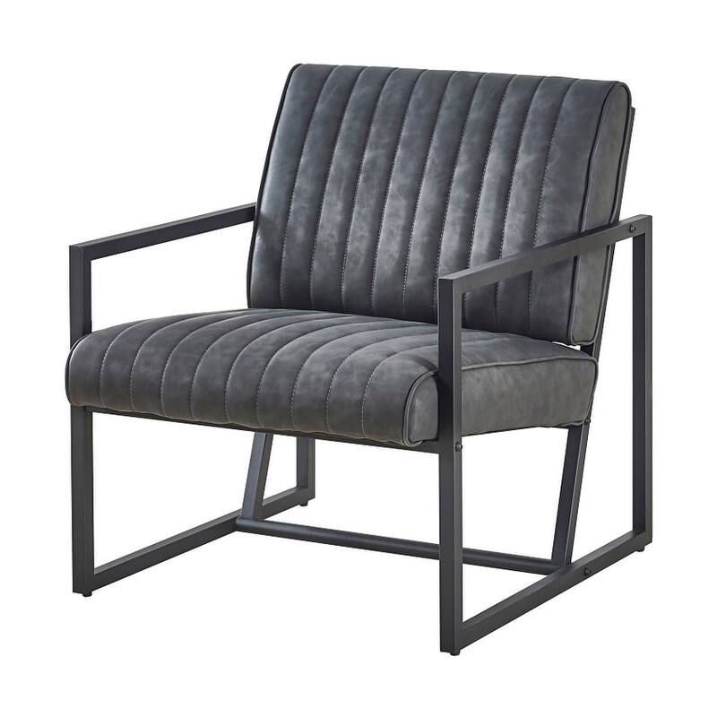 Modern design high quality PU+ steel armchair，for Kitchen, Dining, Bedroom, Living Room