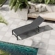 preview thumbnail 36 of 73, Outdoor All-Weather Patio Chaise Lounge Chairs Sun Lounger with Adjustable Backrest