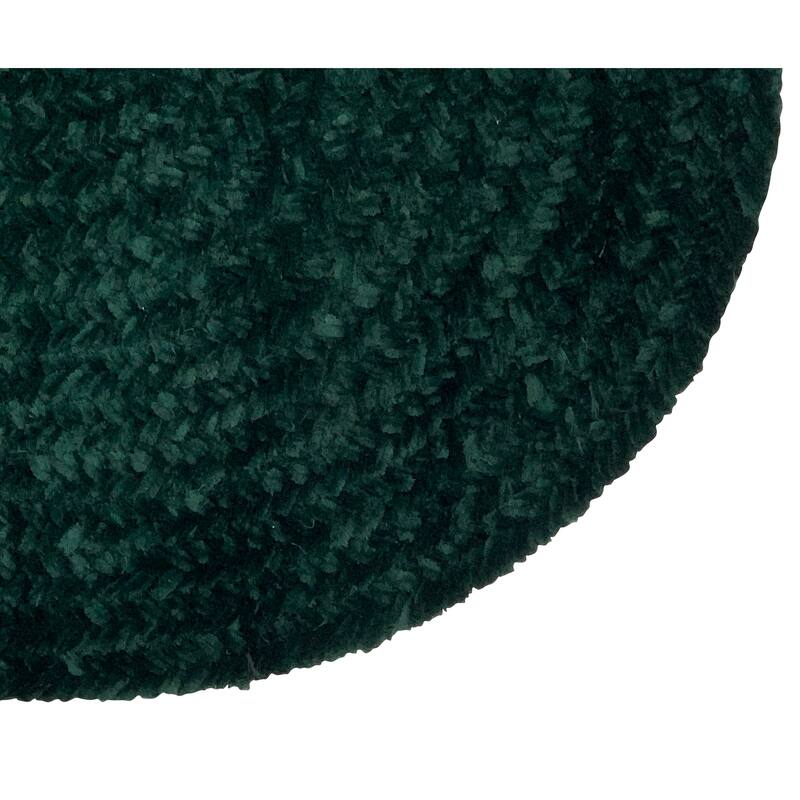 Better Trends Chenille Tweed & Solid Braid 100% Polyester Stain Resistant, Double Sided Reversible Indoor Area Rug