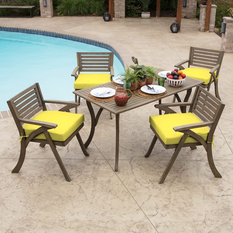 ARDEN Leala Texture Outdoor 21 x 21 in. Seat Cushion