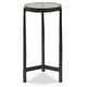 preview thumbnail 1 of 2, Uttermost 25308 12" Wide Glass and Iron End Table Black