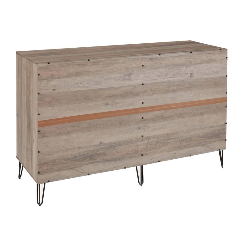Manhattan Comfort 3-Piece Dumbo Modern Multi Dresser Nighstand Set