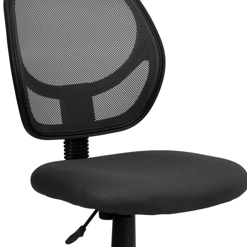 Low Curved Back Mesh Swivel Task Office Chair