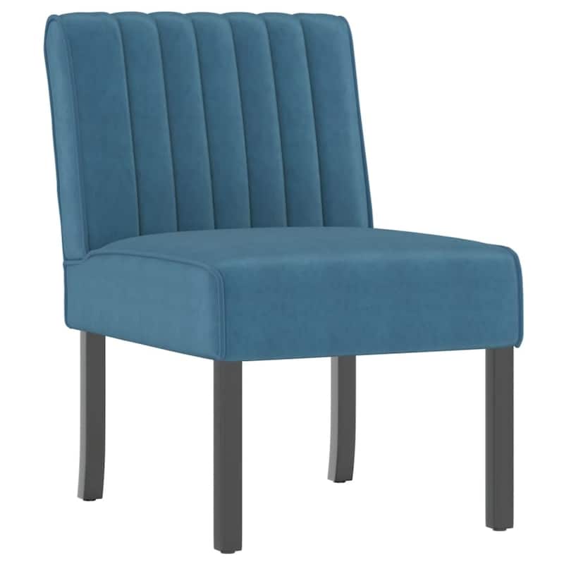 vidaXL Slipper Chair different color Velvet - 18.9" x 25.2" x 28.3"
