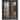 Bypass Doors 36 x 80 Lucia 2366 Matte Black Clear Glass Sturdy Rails