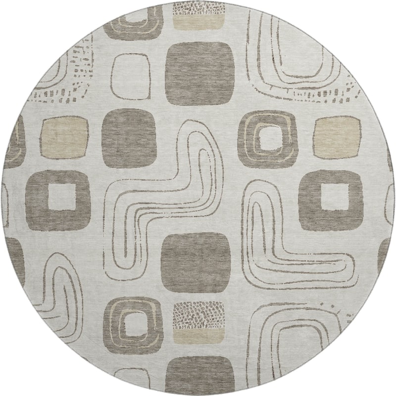 Premium Washable Super Soft Contemporary Elements Mayfield Rug