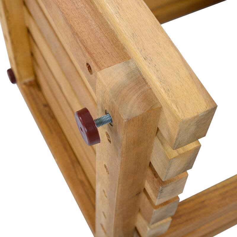 Christopher Knight Home - Solvane Outdoor Solid Wood Conversation Set with Cushions and Side Table