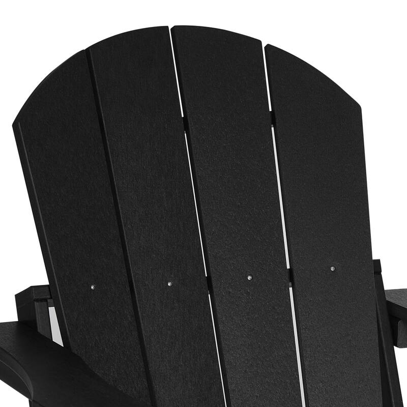 Laguna Outdoor 5-Piece Adirondack Chair With Square Coffee Table Conversation Set