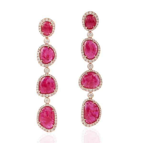 black gold drop earrings