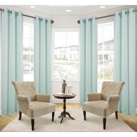 Bronxville Textured 4-Pack Grommet Curtain Panel Sets - (4x) 37 x 84 in. - (4x) 37 x 84 in.