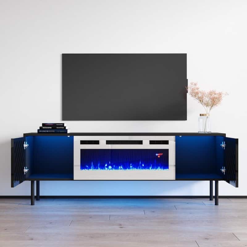 Laser WH-EF Electric Fireplace 63" TV Stand