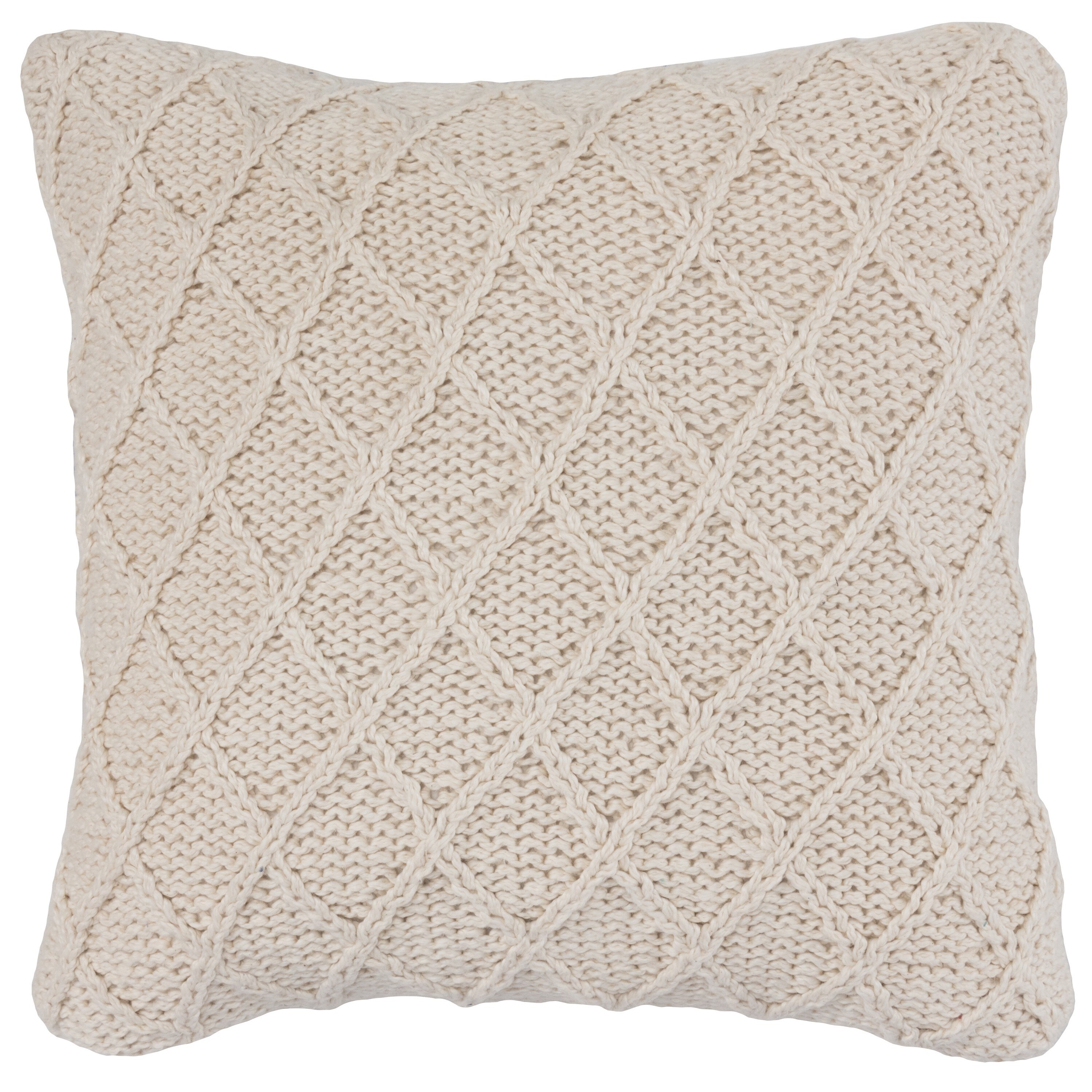 Diamond cool top knit pillow