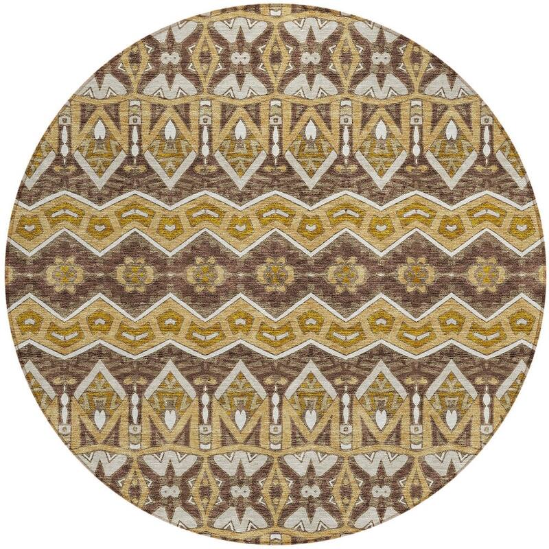 HomeRoots Moroccan Transitional Rectangle Outdoor Rug