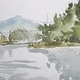 preview thumbnail 5 of 5, Uttermost Serene Lake Framed Prints, Set Of 2