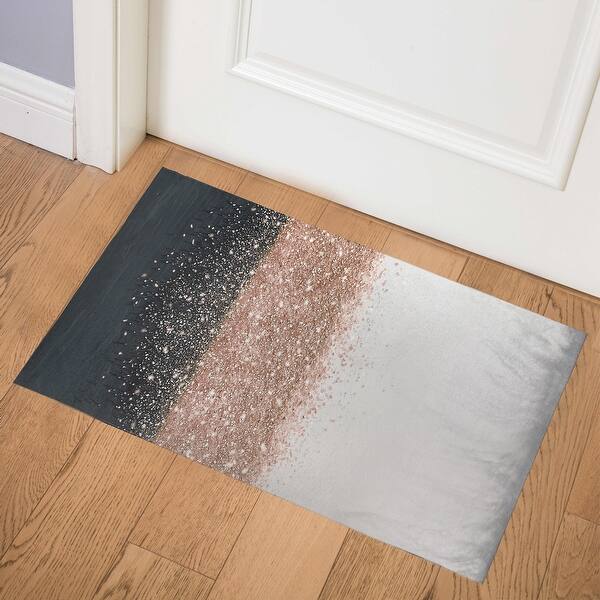 CRYSTAL RAIN DUSTY ROSE Indoor Floor Mat By Alyson McCrink - Bed Bath &  Beyond - 33946655
