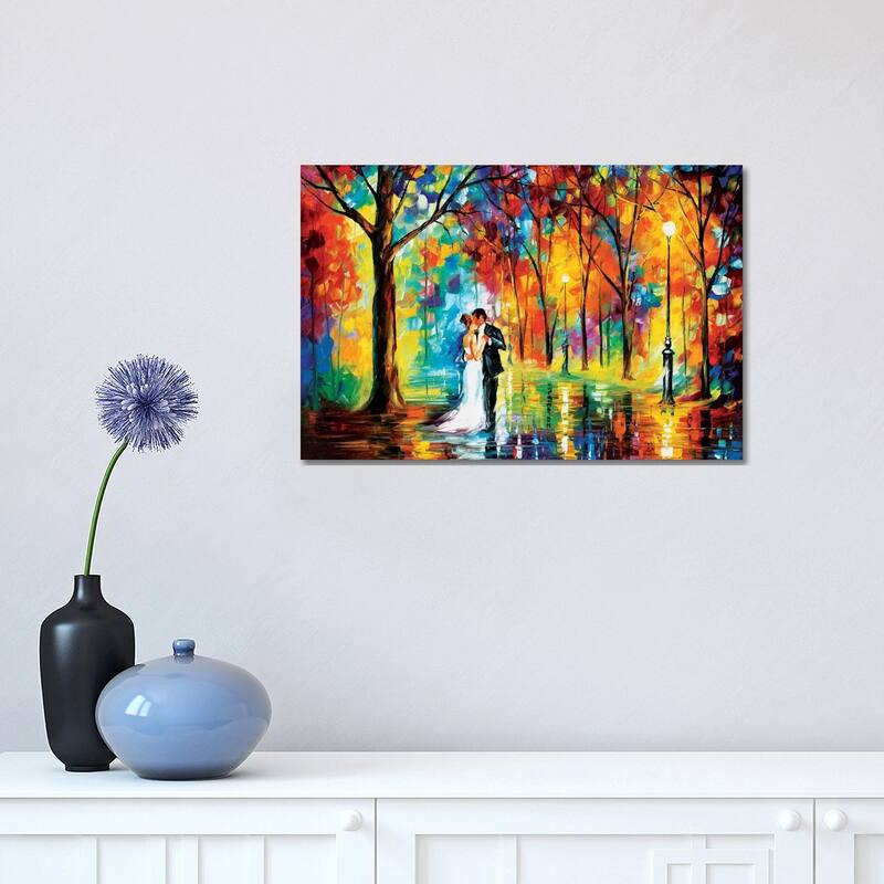 iCanvas "Rainy Wedding" by Leonid Afremov Canvas Print - 12x18x1.5