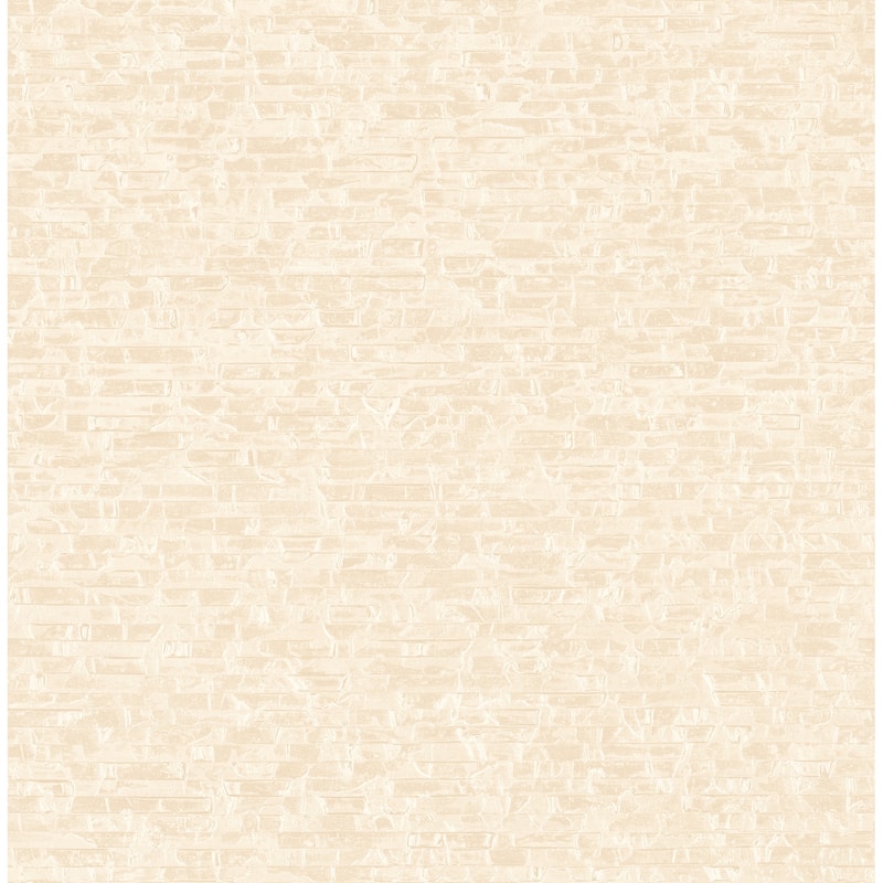 A-Street Prints Belvedere Cream Faux Slate Wallpaper